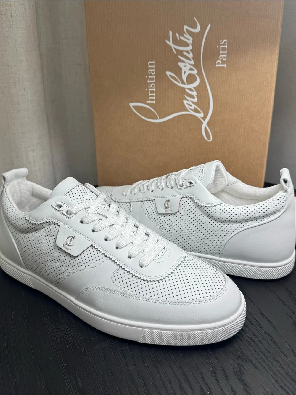 Christian Louboutin Tutti Rui Sneakers Leather White - Picture 4 of 8